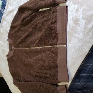 Ladies sherpa sweatshirt